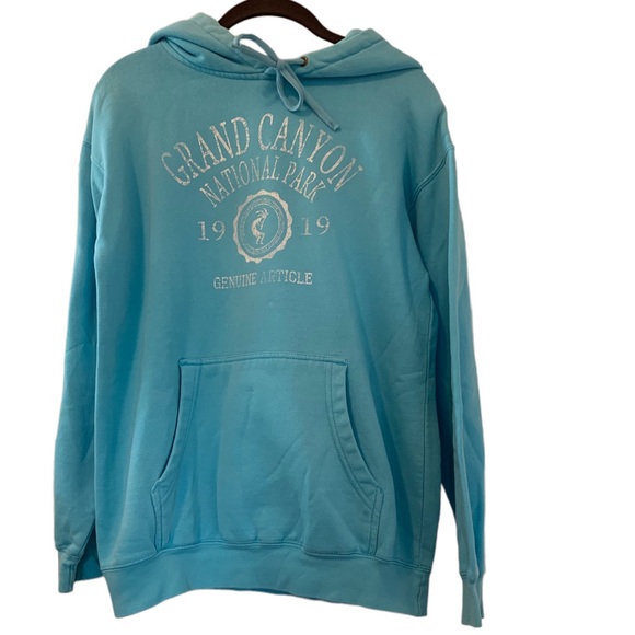 Grand Canyon National Park Hoodie Sweatshirt Light Blue Size Small - Picture 1 of 16